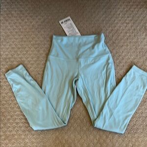 Lululemon Light Blue High-Waisted Leggings